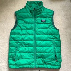Patagonia Kids Green Puffer Vest